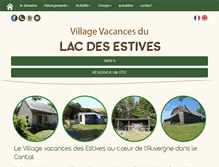 Tablet Screenshot of lac-estives.com